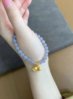 新款国风铃兰花手链新中式饰品小众设计高颜值手饰送闺蜜礼物显白