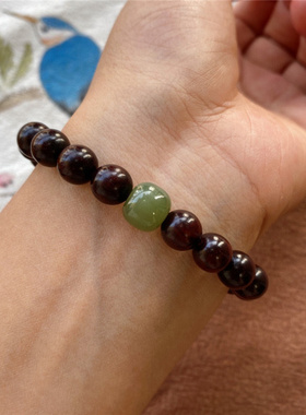 小叶紫檀8mm款单圈手链DIY设计时