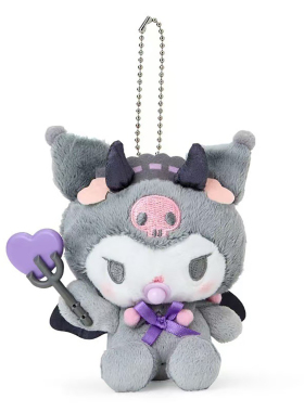 日本正版HelloKitty恶魔奶嘴天使玩偶kt猫卡通公仔库洛米书包挂件