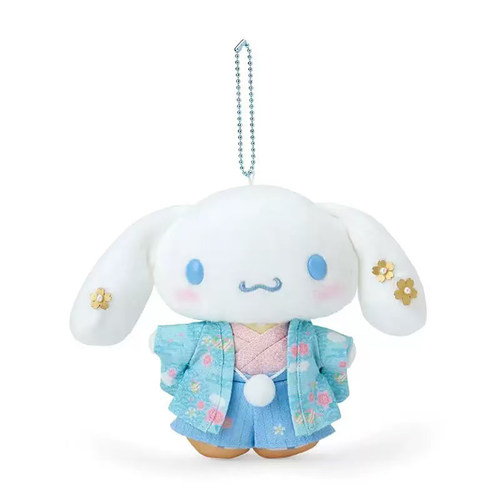 日本正版HelloKitty花火祭和服公仔kt猫毛绒玩偶钥匙扣礼物包挂件 - 图2
