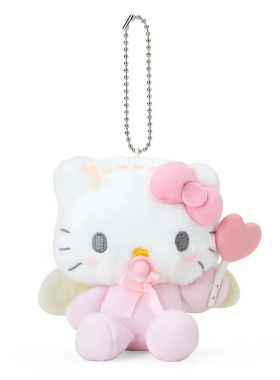 日本正版HelloKitty毛绒玩偶恶魔奶嘴库洛米公仔kt猫包挂件钥匙扣