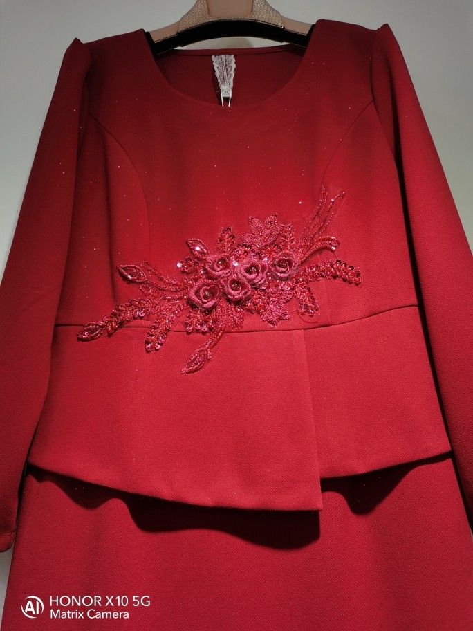 高端喜婆婆婚宴礼服时尚洋气2023新款妈妈秋装结婚假两件连衣裙