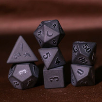 Frosted Black Yao Stone COC Runner Dice Dnd Dice Ksu Ruis calling dragon with underground city dice TRPG
