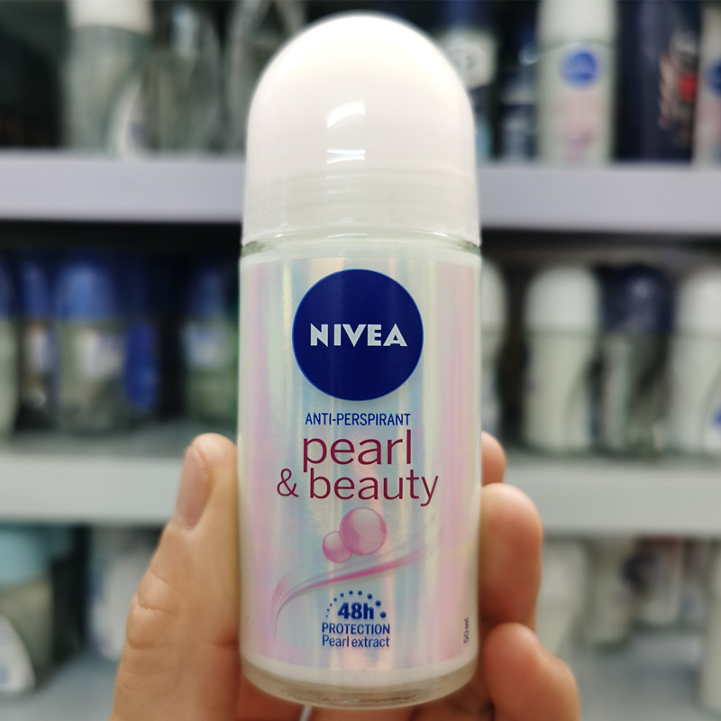 包邮 香港正品 进口NIVEA/妮维雅女士香体走珠止汗露50ml 48小时 - 图0