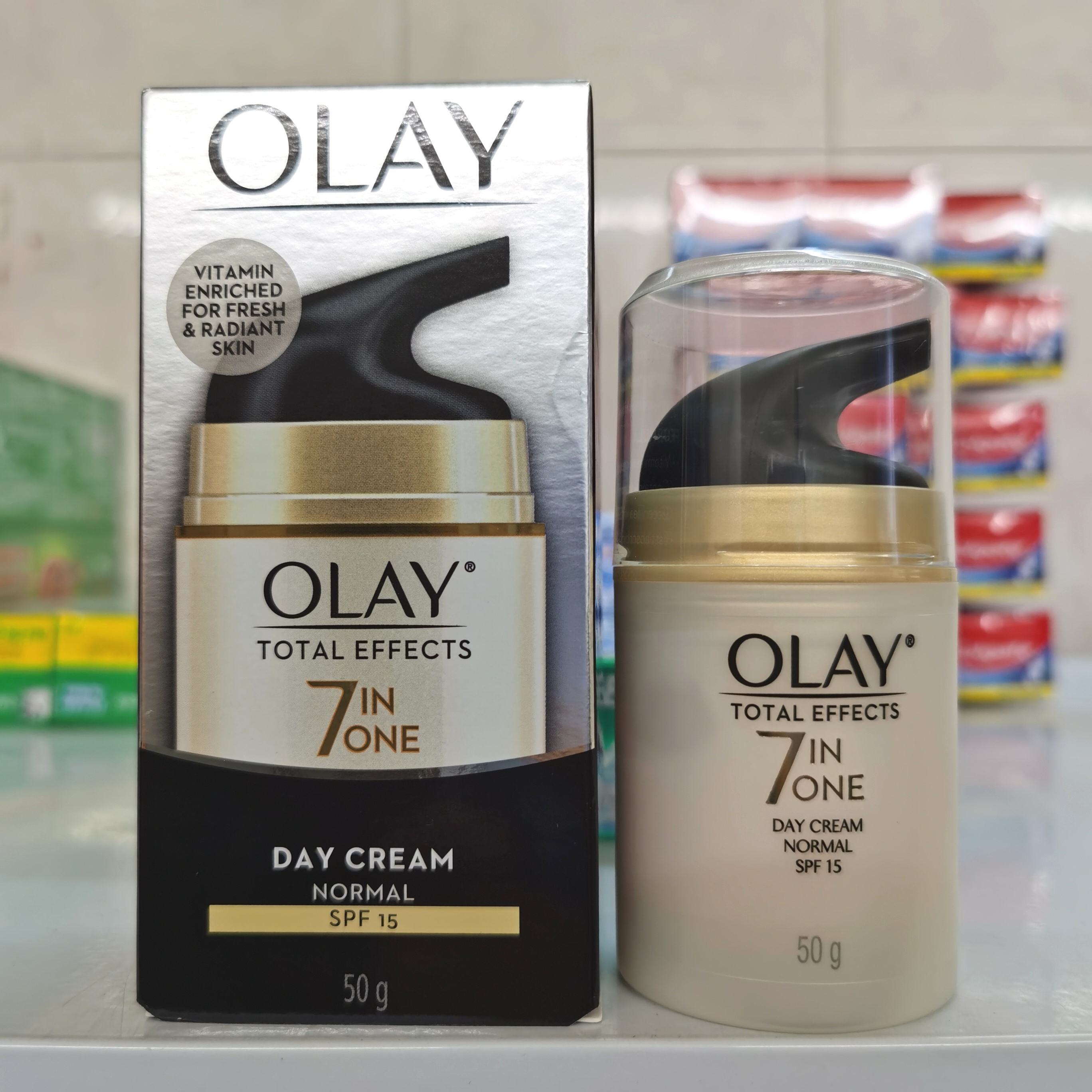 香港正品OLAY玉兰油七重功效/7七效合一/多效修护霜面霜50g正品