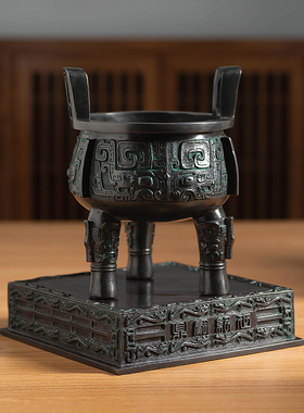 铜世纪宝鼎三足香炉鼎开业贺礼