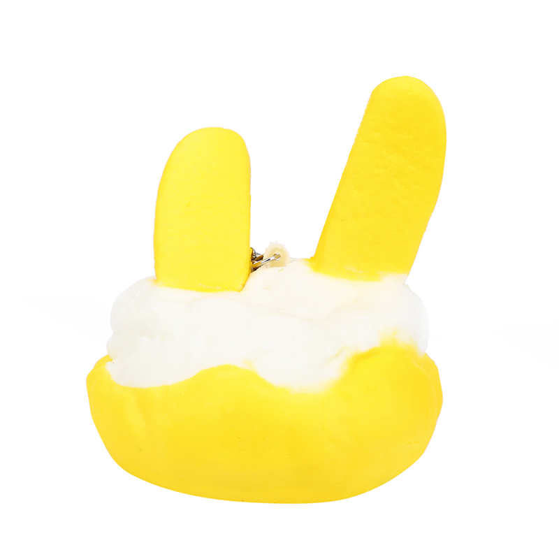 仿真食物慢回弹兔子头蛋糕玩具食品道具模型样板摆件装饰squishy-图3