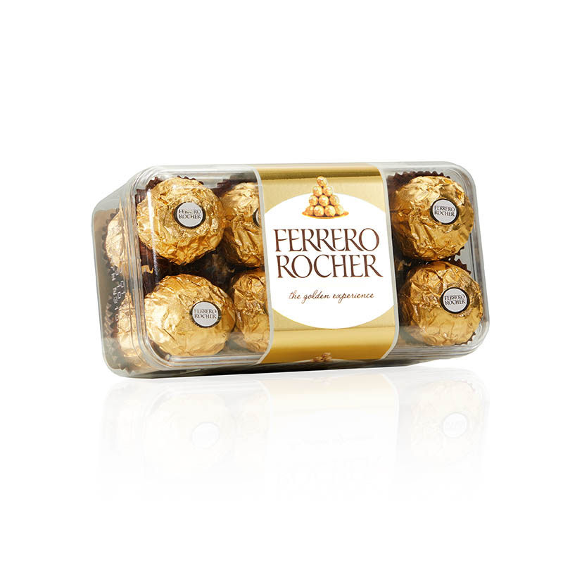 费列罗rocher金球榛果威化16粒3 费列罗果仁巧克力