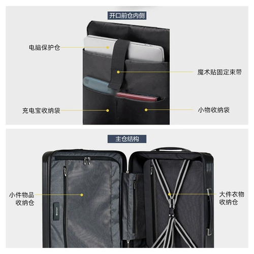 Чемодан с молнией, 20 дюймов