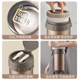 Supor stainless steel large capacity layered insulated lunch box