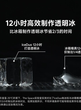 TheSpacelceDuo透明冰制冰机