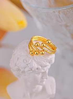 铜合金戒指66大顺珠珠戒指