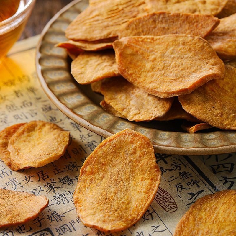 红薯片500g手工沙炒地瓜干无添加糖非油炸农家番薯干片零食薄脆,淘宝优惠券,粉丝福利购,淘宝优惠卷