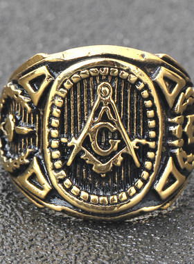 共济会日韩风戒指