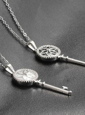 抖音日韩风女士陶瓷钥匙项链