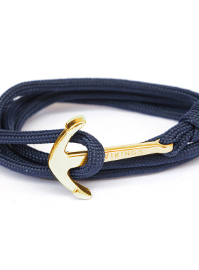 新款 热卖 船锚手链 鱼钩维京海盗 4mm伞绳 VIKINGS