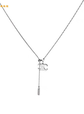 Robelo设计 凯旋门CELI可抽拉项链女 轻奢小众锁骨链 CC necklace