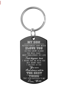 钥匙扣项链定制刻字