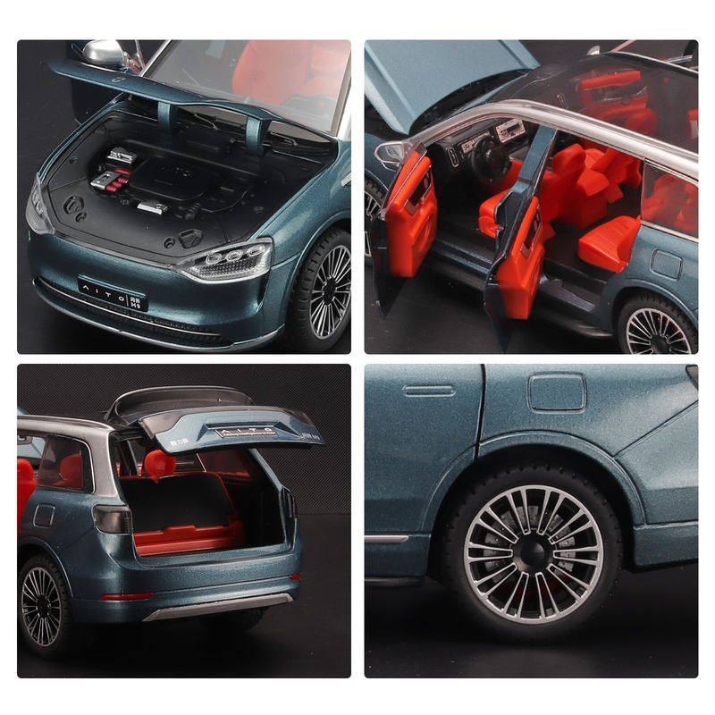 1:24问界M9合金模型回力声光仿真合金越野汽车4S店精美礼品摆件,淘宝优惠券,粉丝福利购,淘宝优惠卷