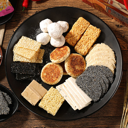金凌孝感麻糖十组合京果酥糖港饼苕酥传统糕点湖北特产点心拌手礼 - 图1