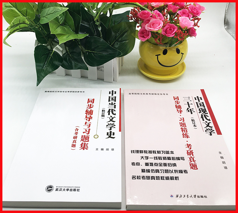 现货 共2册 洪子诚中国当代文学史辅导及习题集修订版+钱理群温儒敏中国现代文学三十年同步辅导习题精炼考研真题修订版 胡璟 主编 - 图0