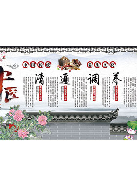 中医理疗养生诊所海报宣传画