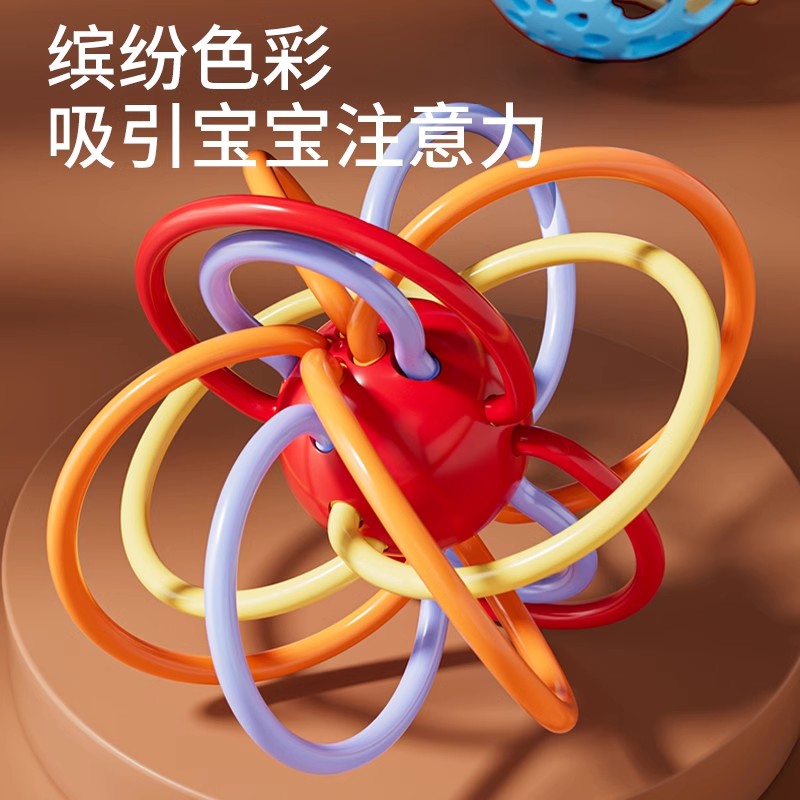 婴儿玩具0一1岁益智礼盒早教新生儿摇铃拨浪鼓3个月6宝宝抓握训练