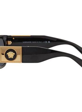 代购Versace范思哲男士太阳镜防紫外线深灰色镜片非偏光