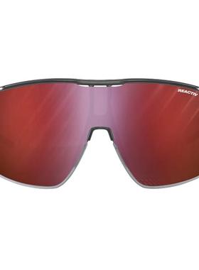 代购JULBO男士太阳镜变色镜片抗雾处理防眩光通风设计红色镜片