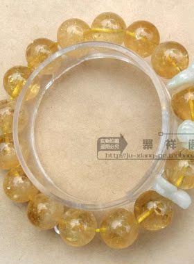 黄水晶手链手串蛇鸡牛金局