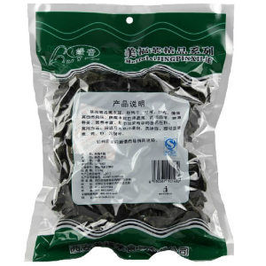 绿音陕南黑木耳168g 商洛秦岭野生食用菌干货椴木秋小黑老鼠耳