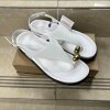 Foreign trade versatile casual metal ring flat herringbone women's sandals