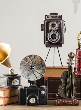 模型摄影道具摆件场景布置复古