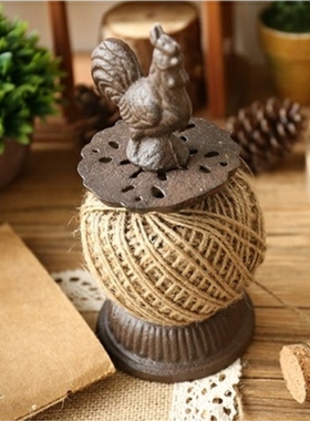 铸铁公鸡缝纫机金属道具装饰品