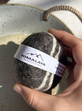 HIMALAYA尼泊尔羊毛毡手工皂冷制皂喜马拉雅精油香皂-黑盐味道