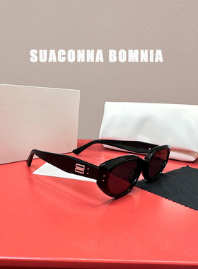 鼎版~遮阳简约猫眼太阳眼镜男女通用2026爆款复古黑色潮流墨镜