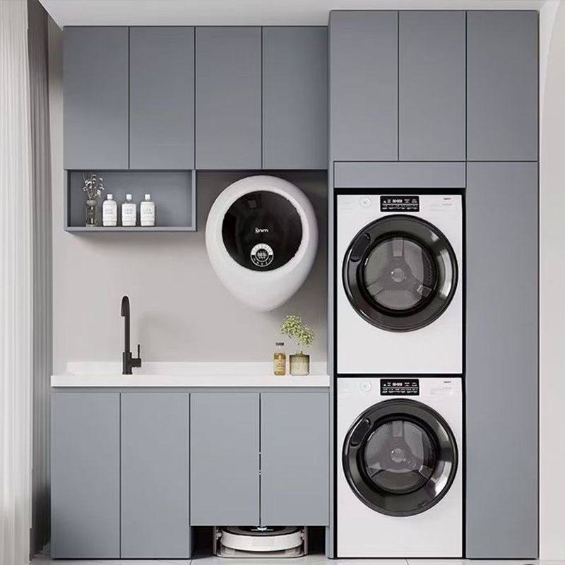 苏州无锡上海阳台洗衣机柜太空铝组合一体柜人造石台面全铝衣柜,淘宝优惠券,粉丝福利购,淘宝优惠卷