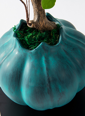 新中式仿真迎客松盆景摆件