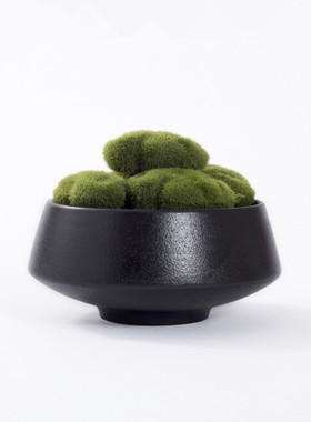 新中式风绿色花艺餐厅软装饰品