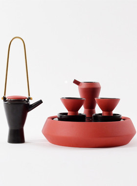 新中式风样板房间客厅茶几装饰品