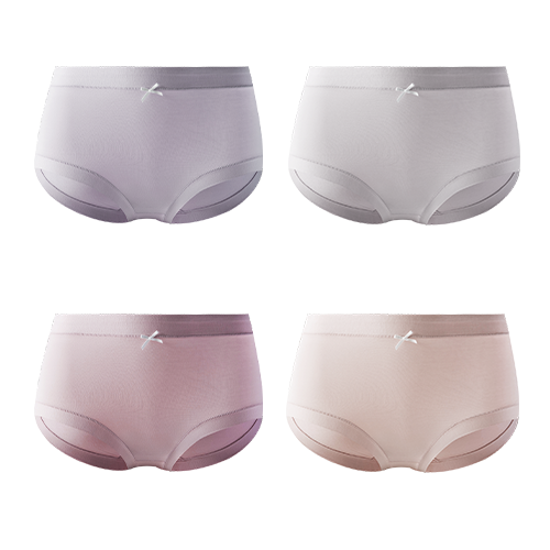 顶呱呱内裤女士中高腰纯棉抗菌长绒棉三角裤透气少女短裤舒适薄款,淘宝优惠券,粉丝福利购,淘宝优惠卷