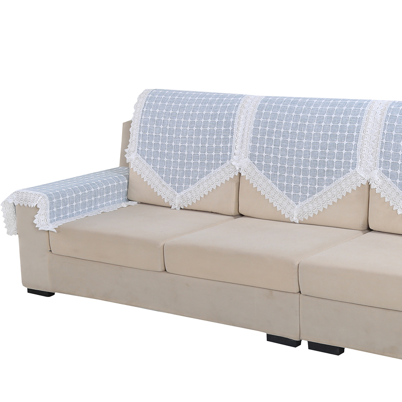 棉麻沙发靠背巾沙发巾扶手巾防尘盖布多用方巾四季通用简约格子,淘宝优惠券,粉丝福利购,淘宝优惠卷