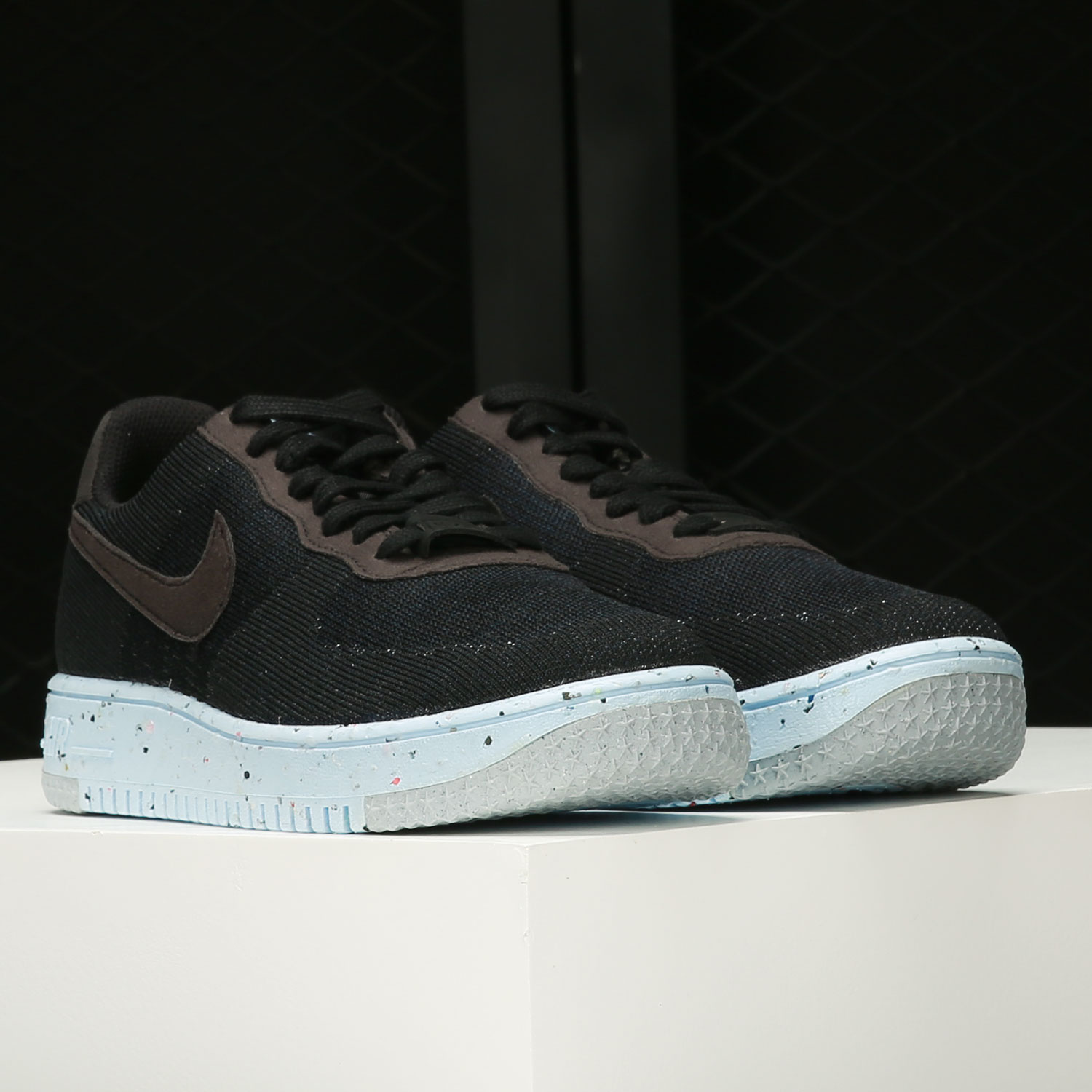 耐克正品 AF1 Crater Flyknit 空一号男女编织板鞋DC4831-001 - 图2