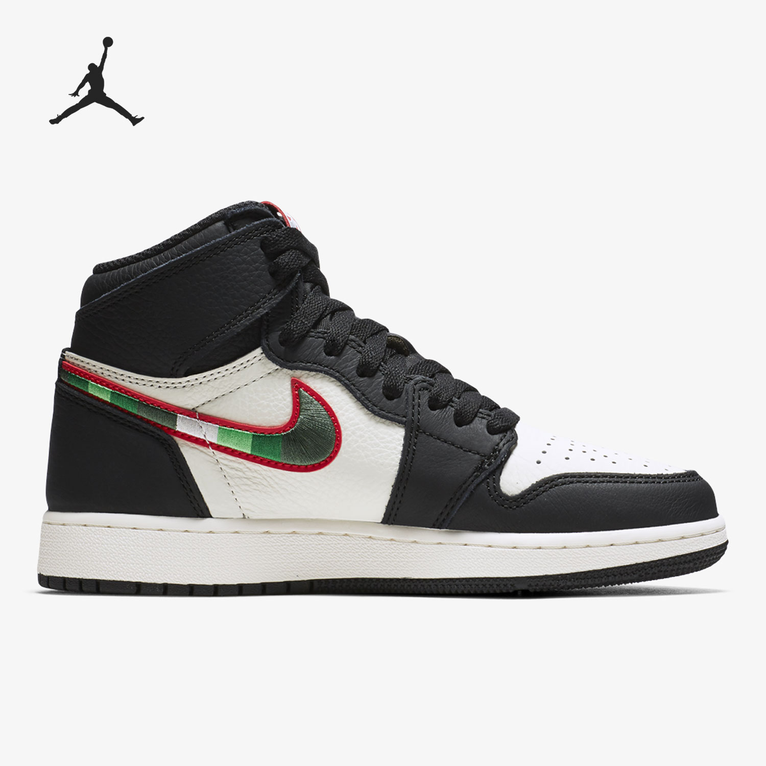 Nike/耐克正品 Air Jordan 1 AJ1高帮大童运动篮球鞋 575441-015-图1