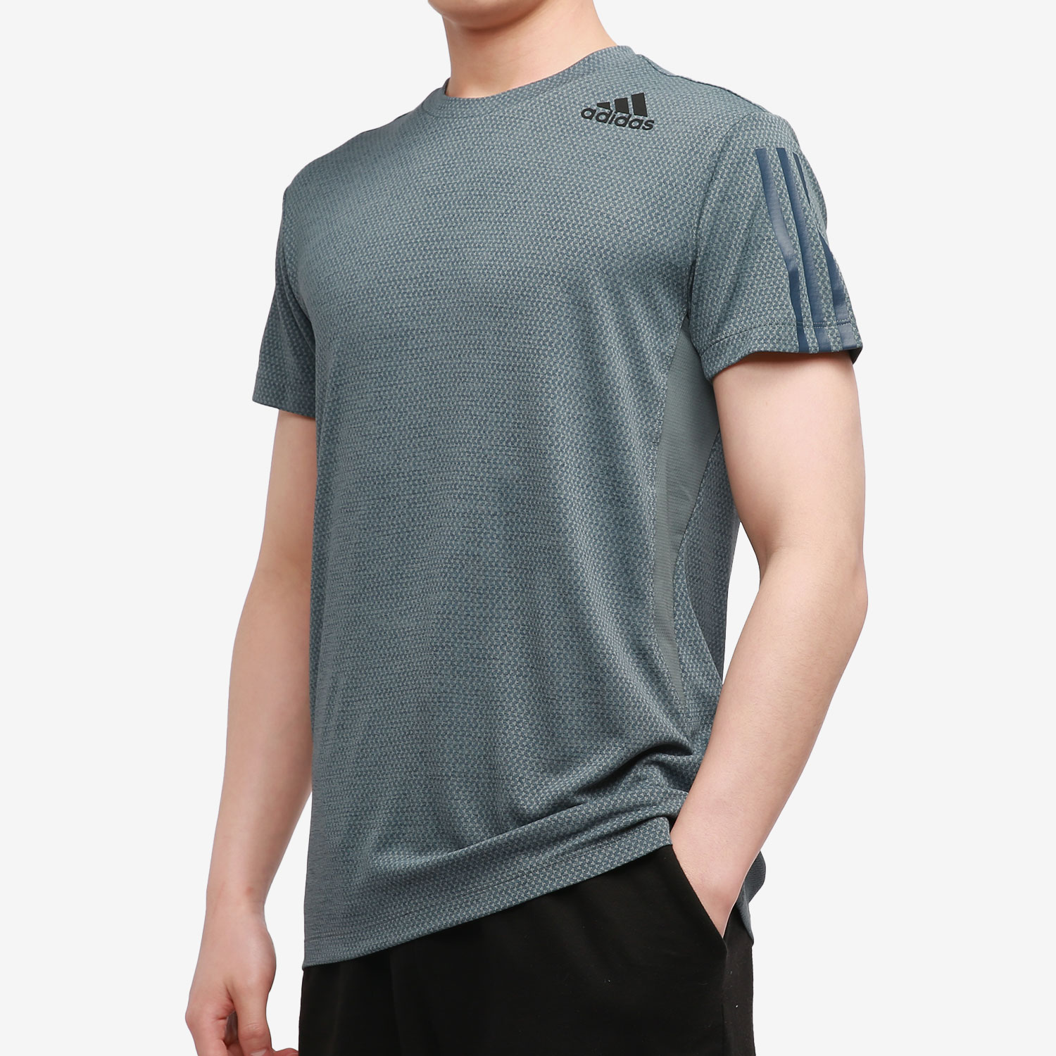 Adidas/阿迪达斯正品H.RDY 3S TEE 男子透气干爽短袖T恤 GP7659 - 图1