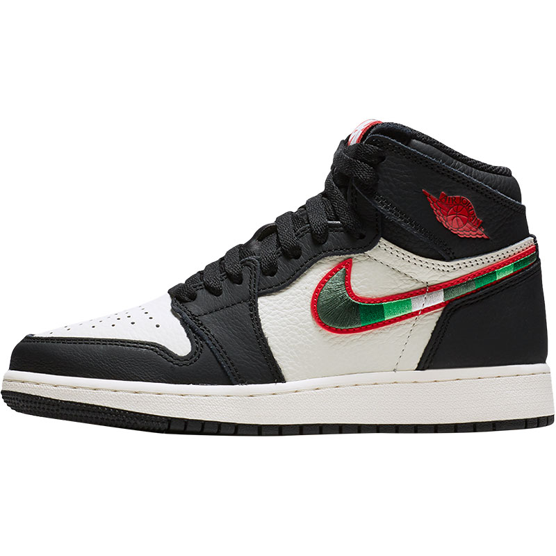 Nike/耐克正品 Air Jordan 1 AJ1高帮大童运动篮球鞋 575441-015-图3