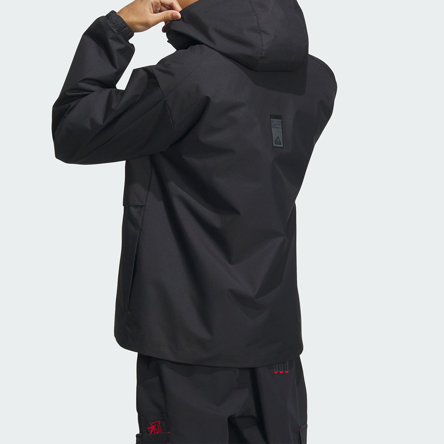 Adidas/阿迪达斯正品新款男子运动训练保暖连帽外套IS0450 - 图1