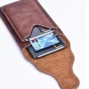 Huawei Honor 400 shell Reno14 sports waist bag 400Pro wears belt and hangs on the waist. Suitable for OPPO leather case with magnetic suction for Reno14Pro flip card card wallet double compartment men's model