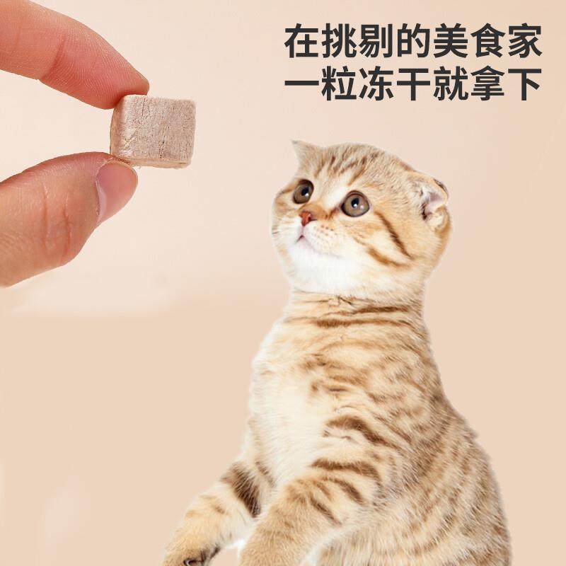 WEYES冻干鸭肉粒80g桶装宠物零食肉干营养发腮高蛋白鸡胸肉冻干,淘宝优惠券,粉丝福利购,淘宝优惠卷