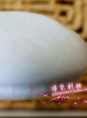 包邮珂斯蒂kisseed日本羽丝散粉扑 细绒定妆粉扑带盒干净卫生